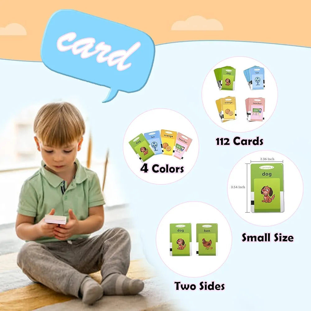 Educational Audible Flash Cards Set (224 words)