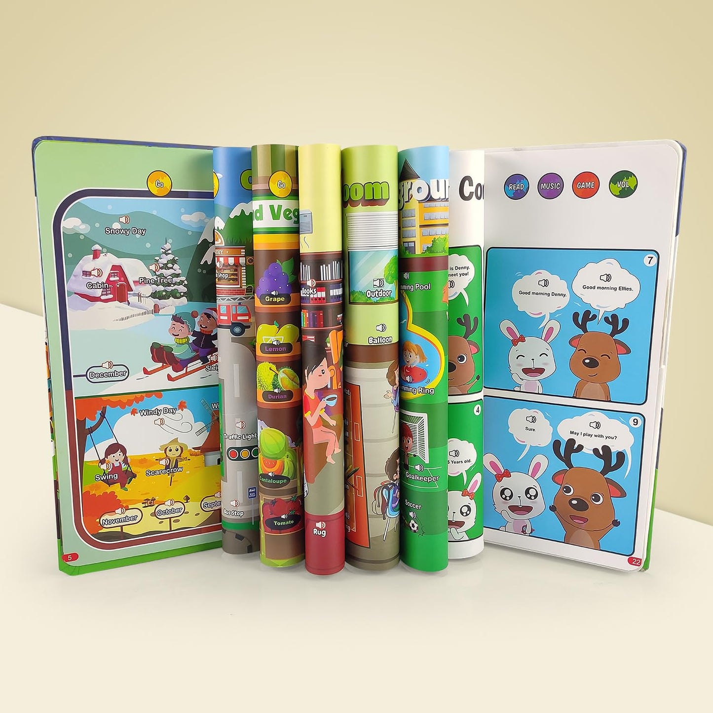 Learn & Play Interactive Sound Book for Kids