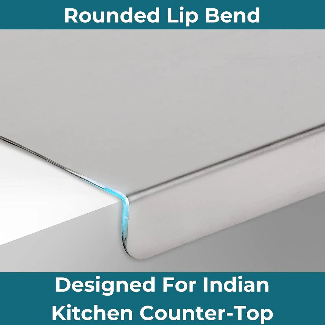 Original Stainless Steel Countertop Chopping Board 41x31cm (X-Large)( Made with Original JSW Stainless Steel)