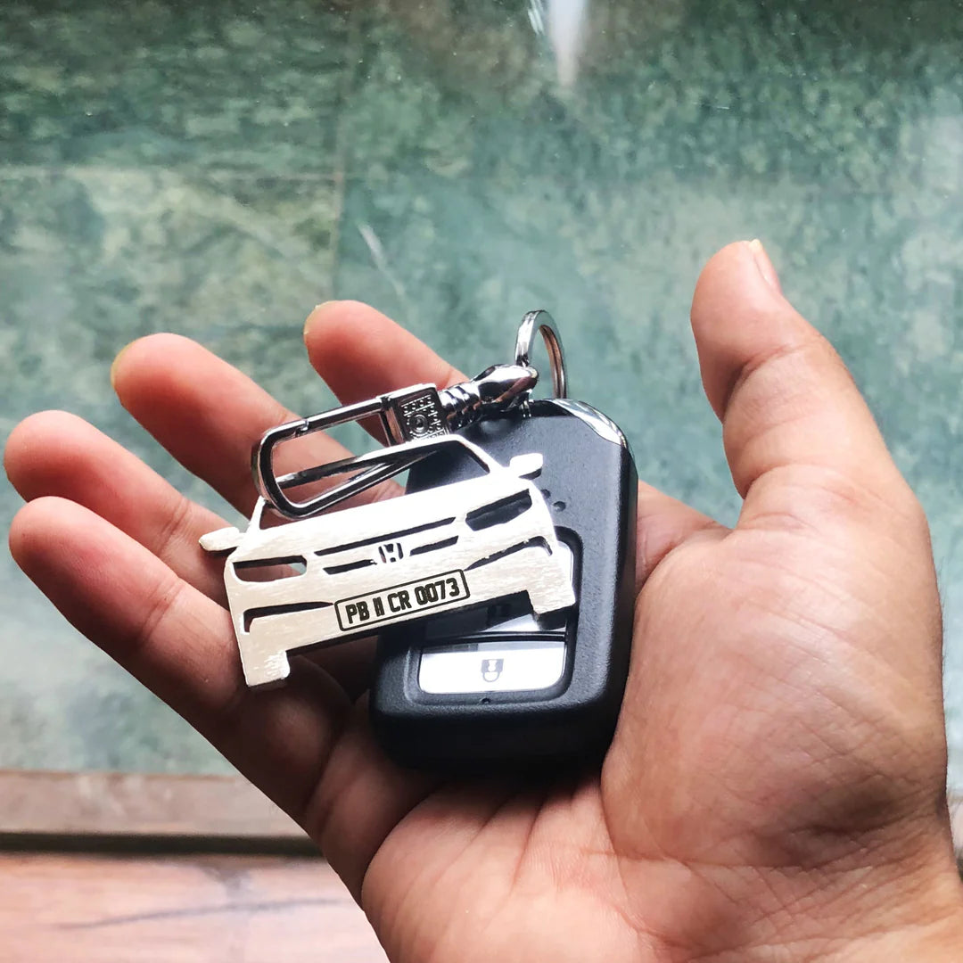 Personalised Car Keychain