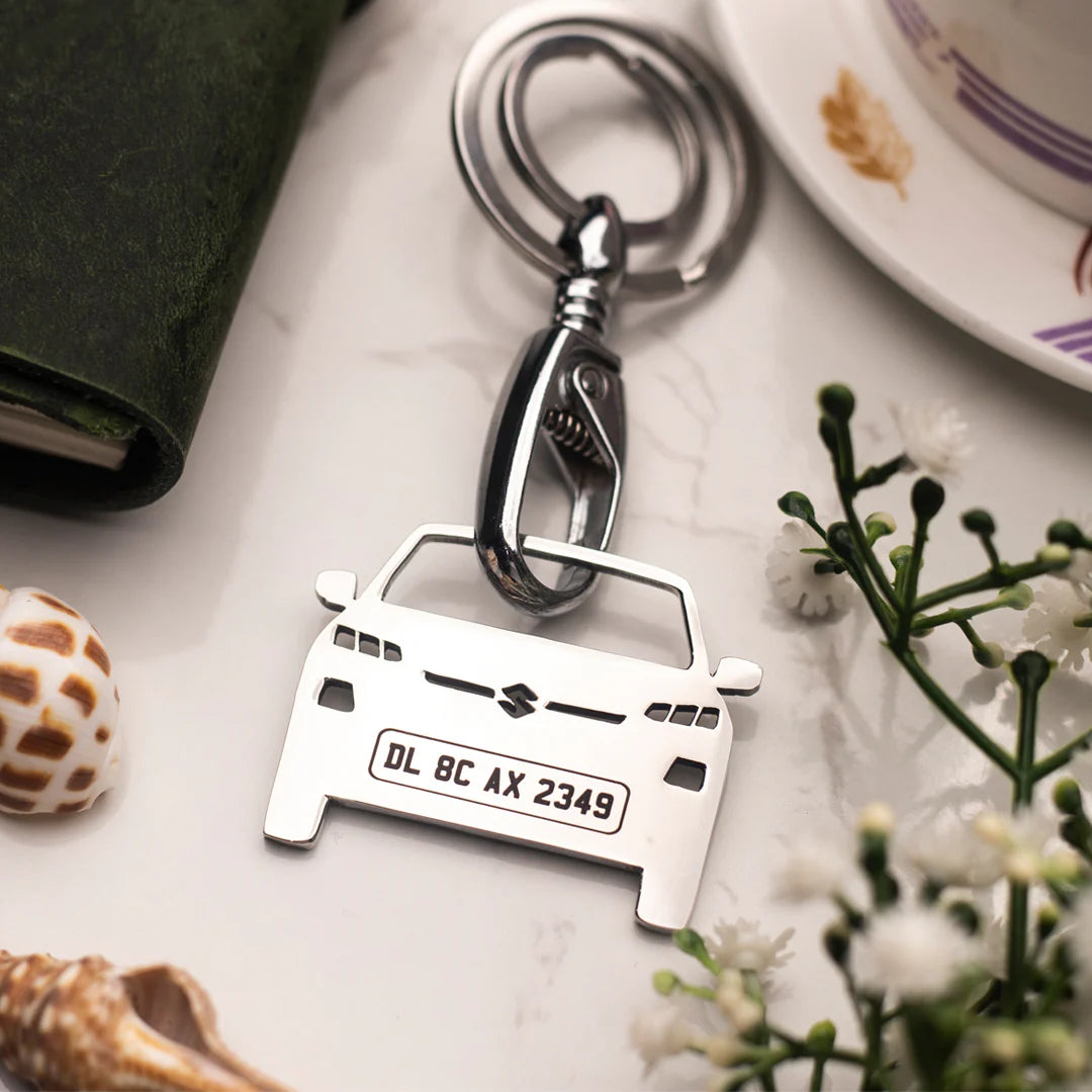 Personalised Car Keychain