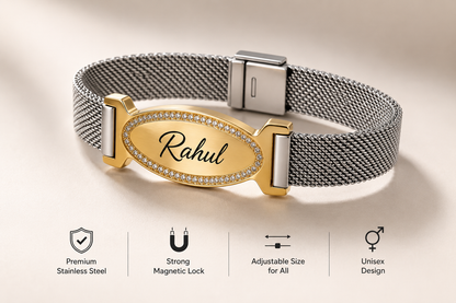 Adjustable Magnetic Unisex Bracelet