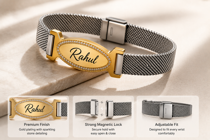 Adjustable Magnetic Unisex Bracelet