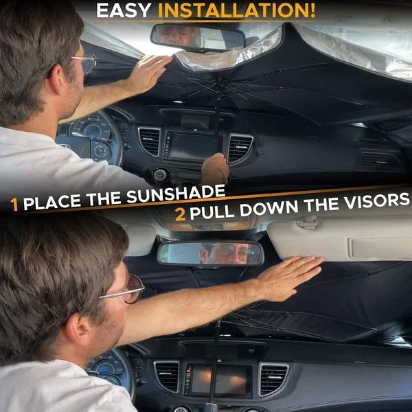 Foldable Car Sun Umbrella-Block Heat UV