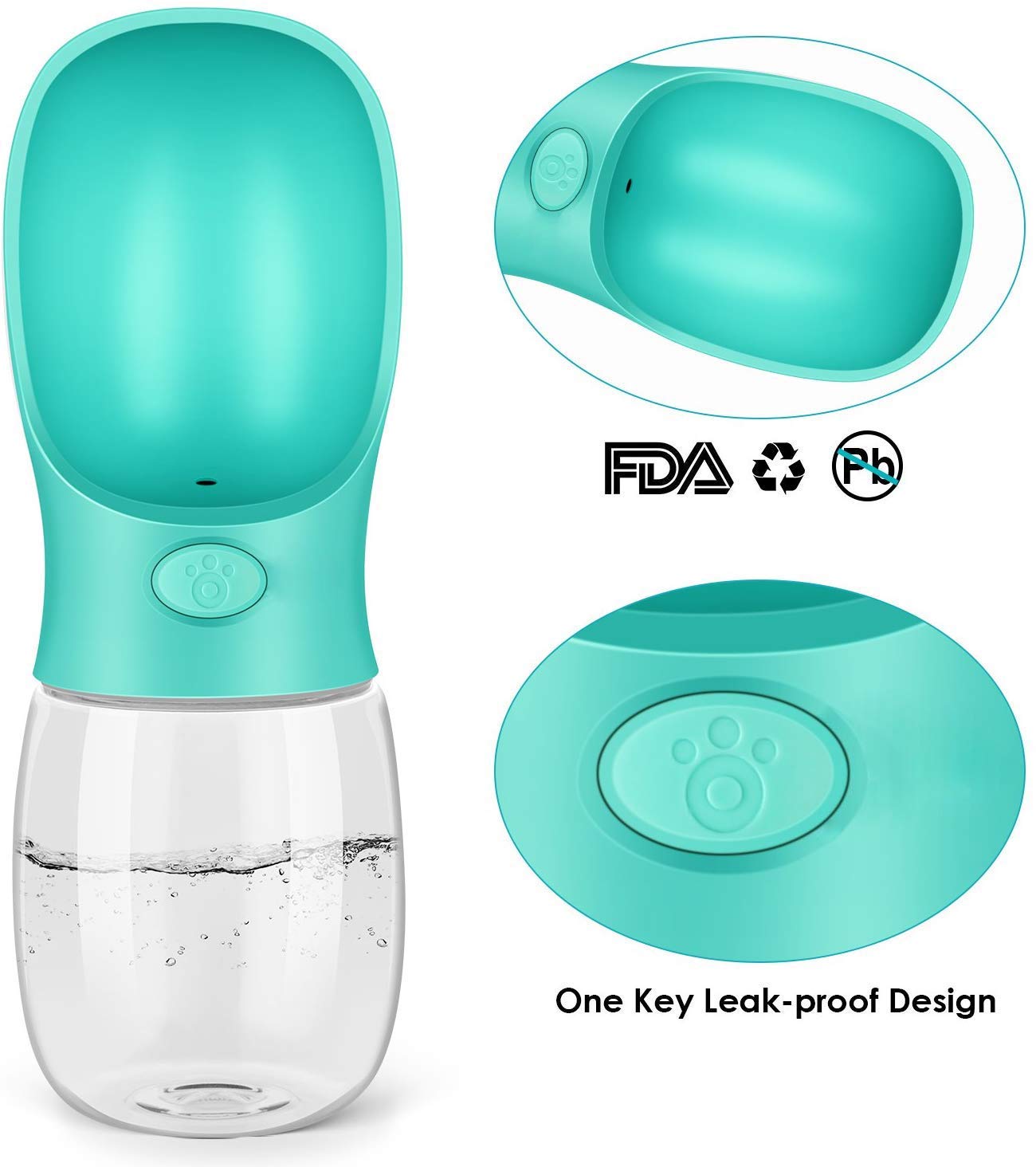 Portable Pet Water Bottle for On-the-Go Hydration ( 350 ml)