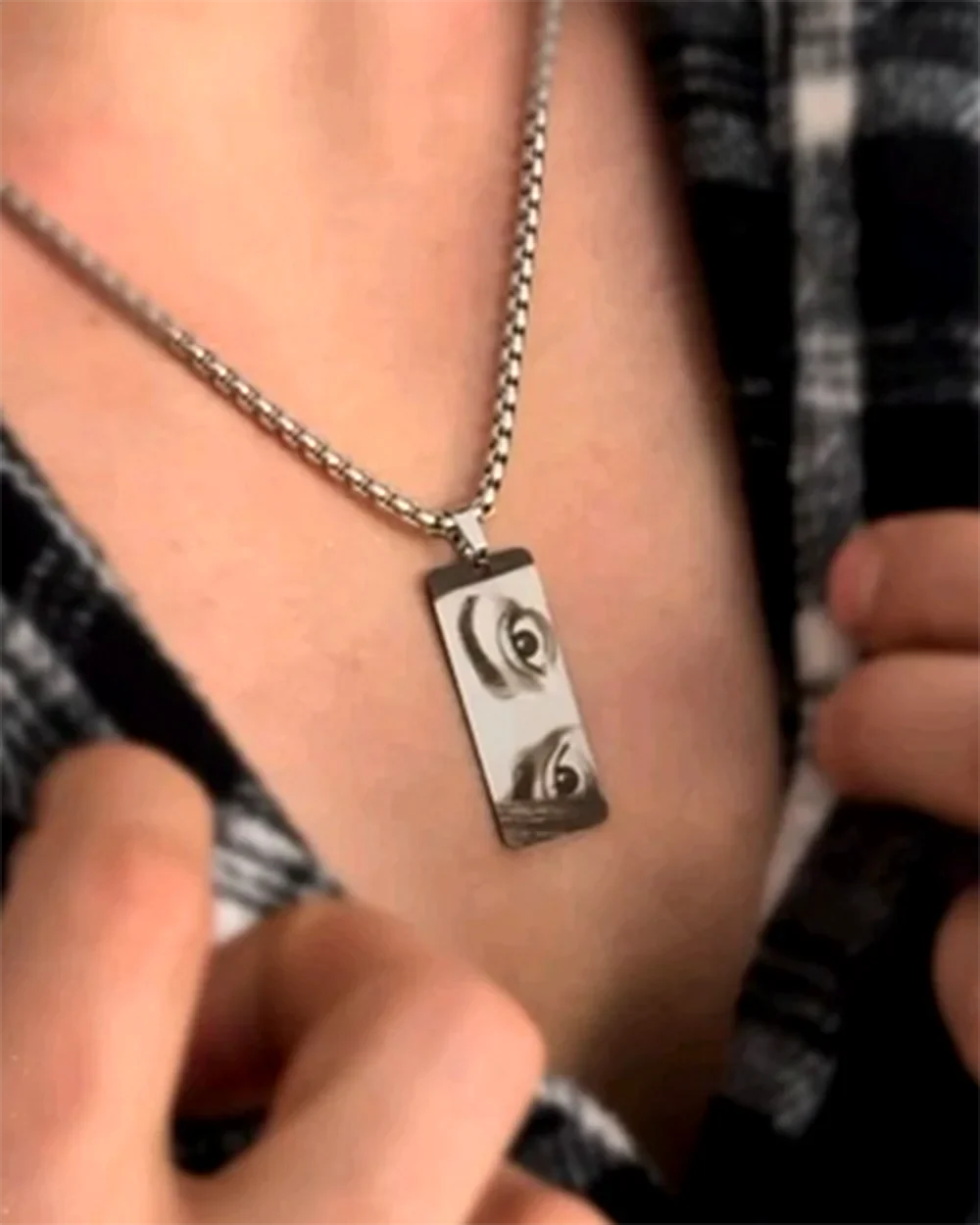 Personalized Eye Necklace
