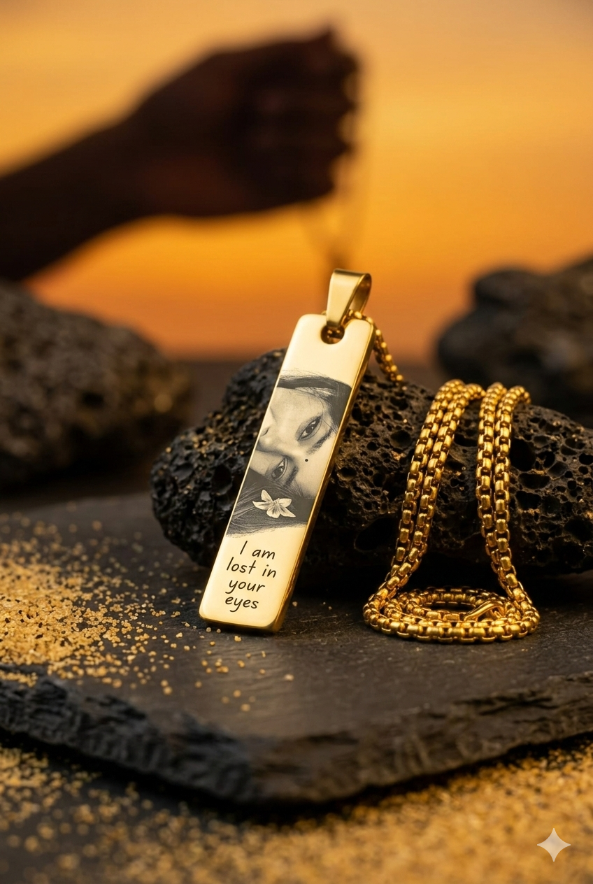 Personalized Eye Necklace