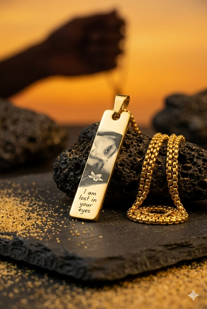 Personalized Eye Necklace