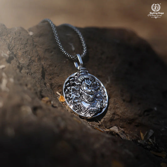 Hanuman Ji Pendant - Silver